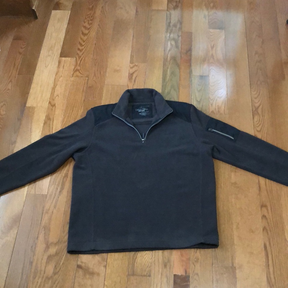 Calvin Klein🔥🔥Fleece Sweater Grey 🔥🔥 Like New